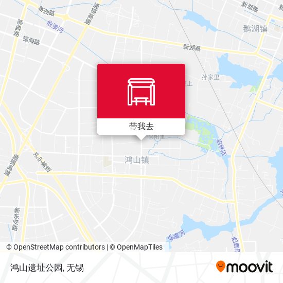 鸿山遗址公园地图