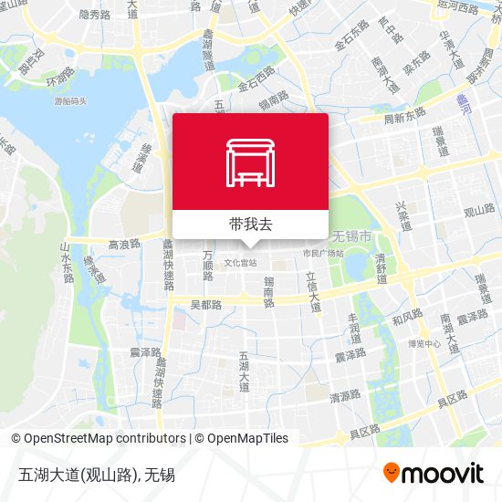 五湖大道(观山路)地图