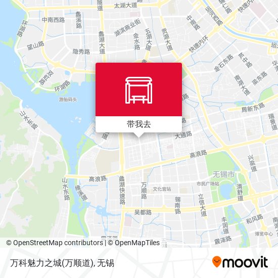 万科魅力之城(万顺道)地图