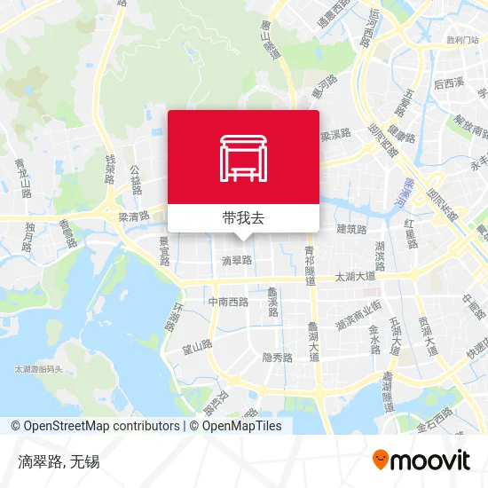 滴翠路地图