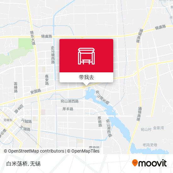 白米荡桥地图