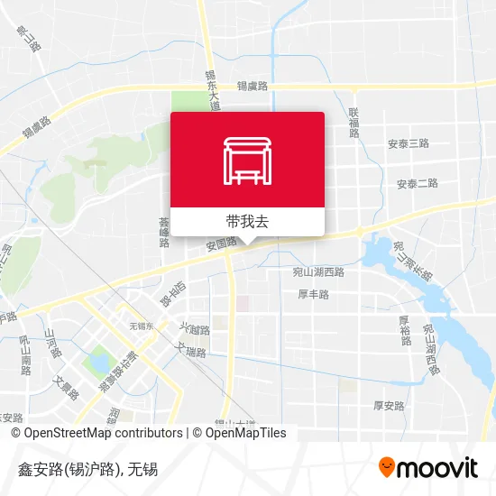 鑫安路(锡沪路)地图