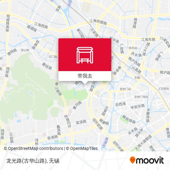 龙光路(古华山路)地图