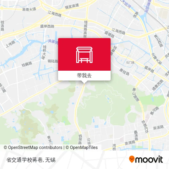 省交通学校蒋巷地图