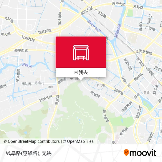 钱皋路(惠钱路)地图
