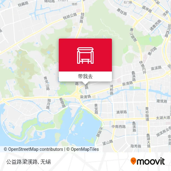公益路梁溪路地图