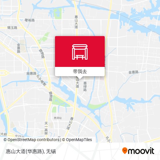 惠山大道(华惠路)地图