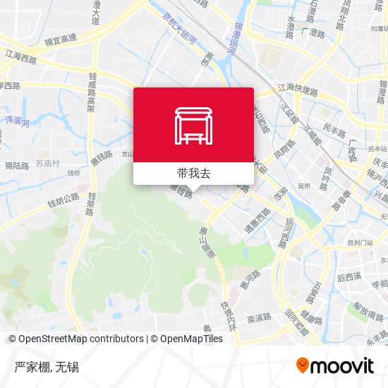 严家棚地图