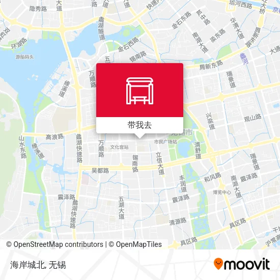 海岸城北地图
