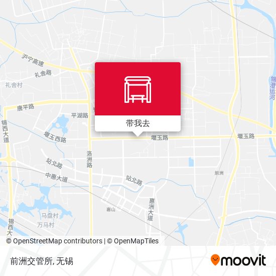 前洲交管所地图