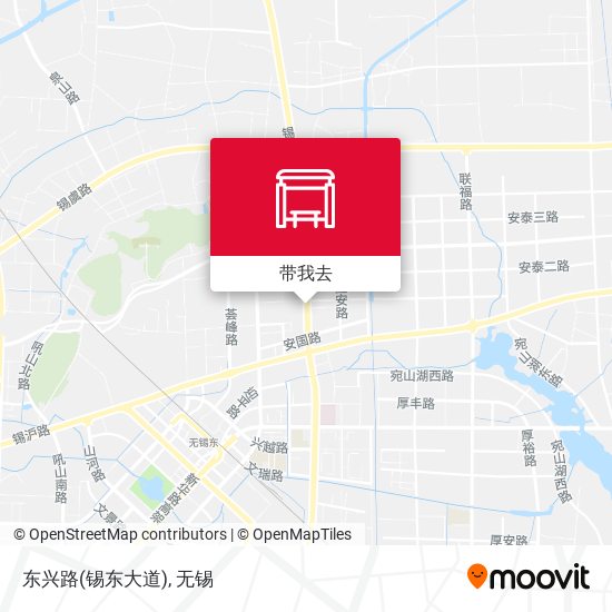 东兴路(锡东大道)地图