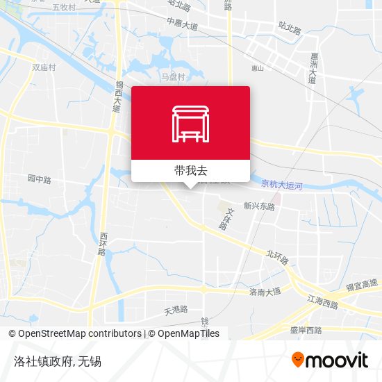 洛社镇政府地图