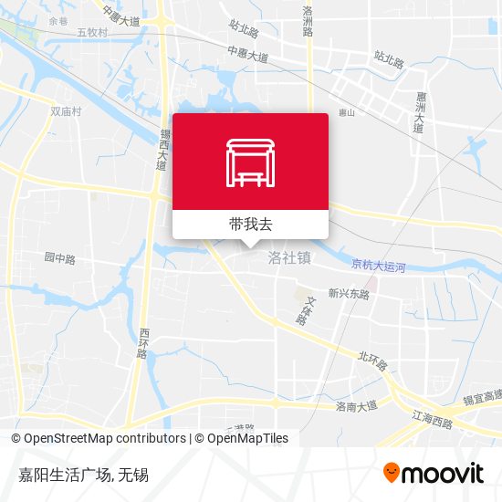 嘉阳生活广场地图