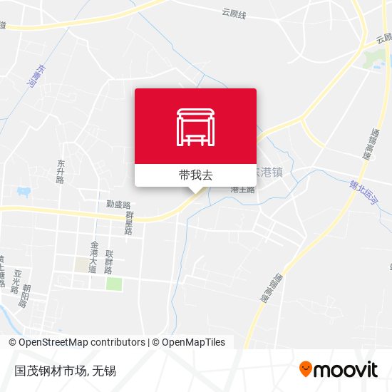 国茂钢材市场地图