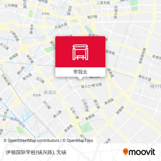 伊顿国际学校(锡兴路)地图