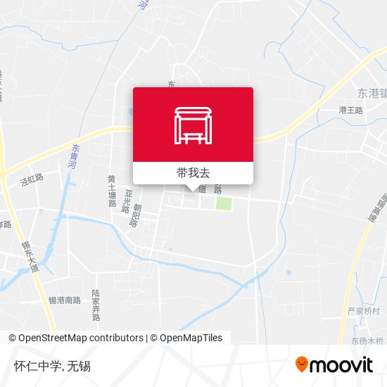怀仁中学地图