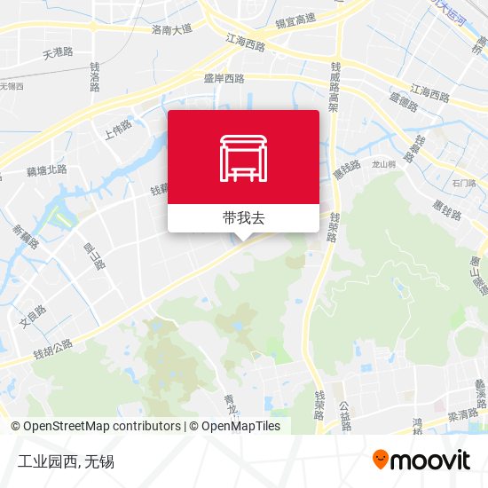 工业园西地图