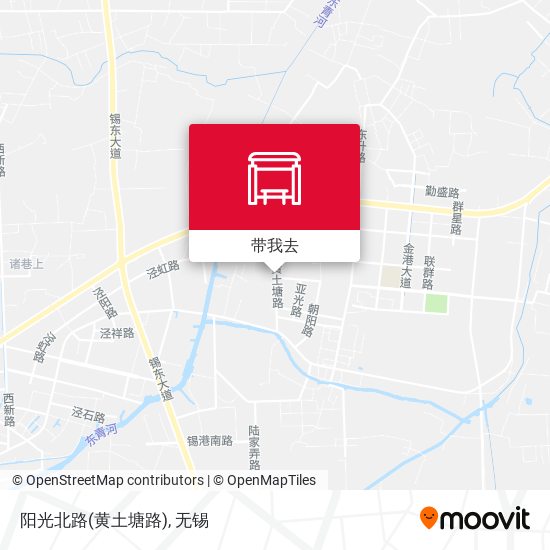 阳光北路(黄土塘路)地图