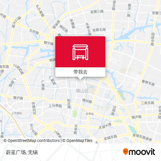 蔚蓝广场地图