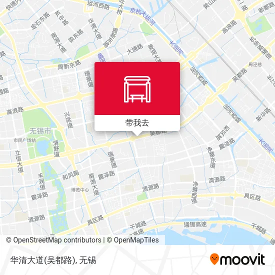 华清大道(吴都路)地图