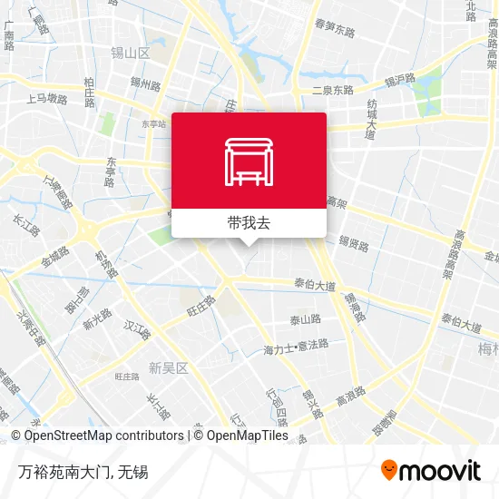 万裕苑南大门地图