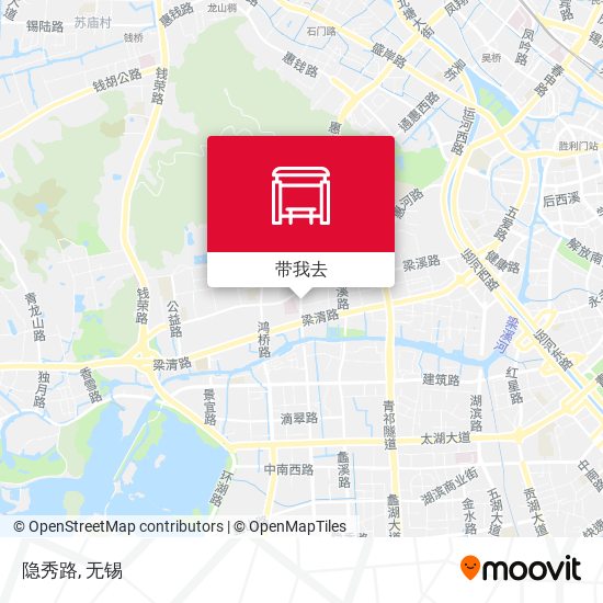 隐秀路地图