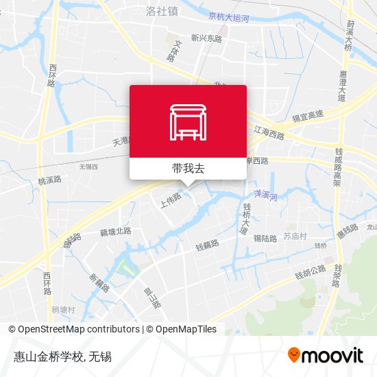 惠山金桥学校地图