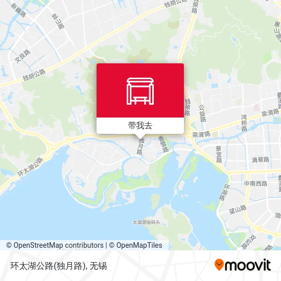 环太湖公路(独月路)地图