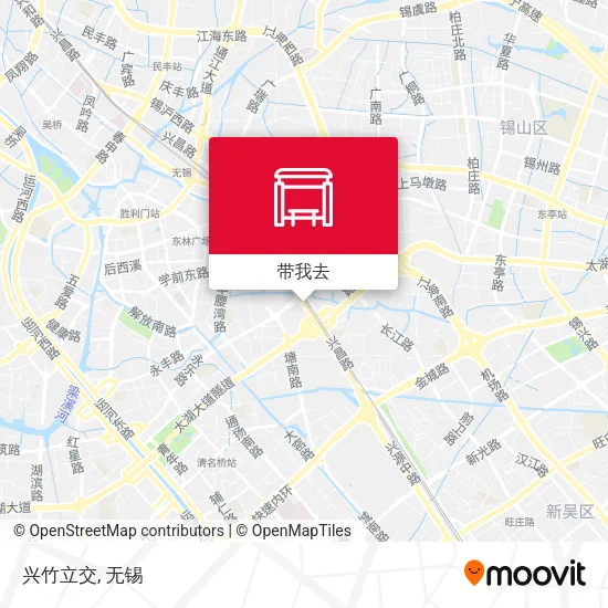 兴竹立交地图