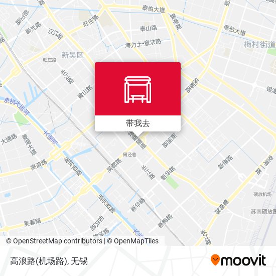 高浪路(机场路)地图