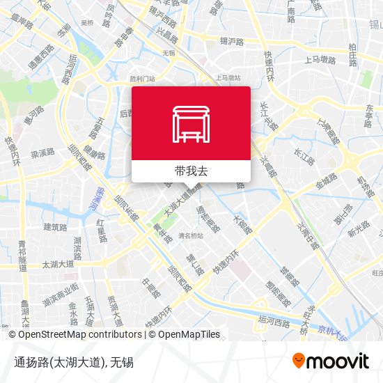 通扬路(太湖大道)地图