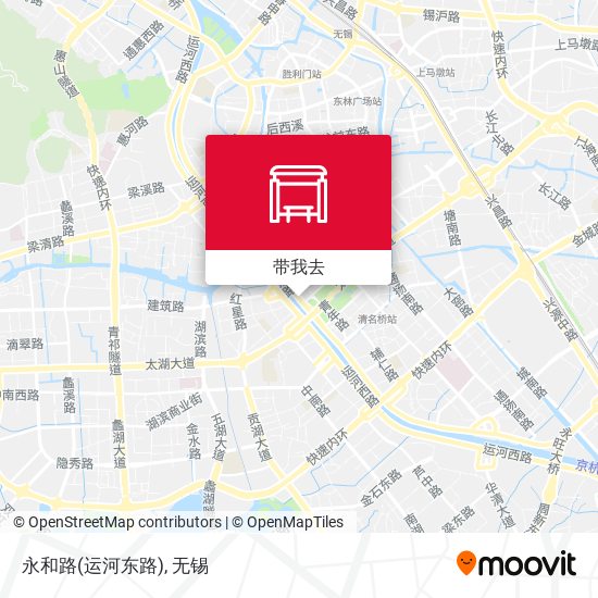 永和路(运河东路)地图
