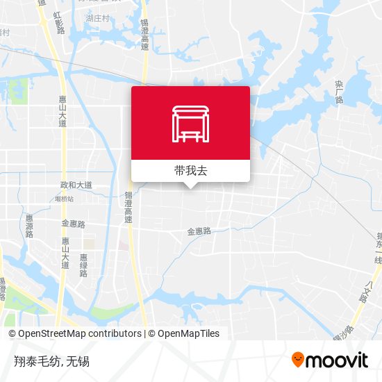 翔泰毛纺地图