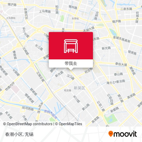 春潮小区地图