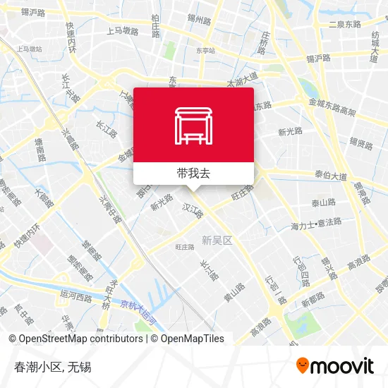 春潮小区地图