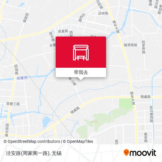 泾安路(周家阁一路)地图