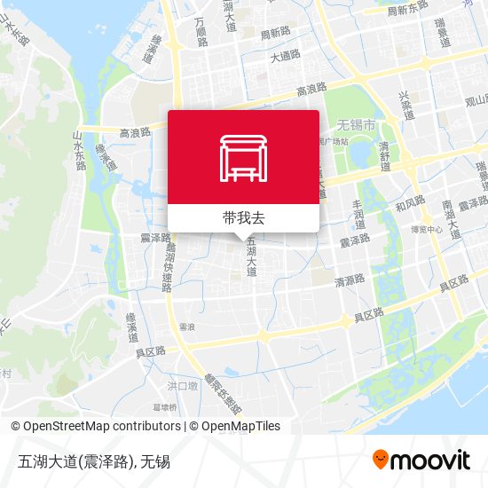 五湖大道(震泽路)地图