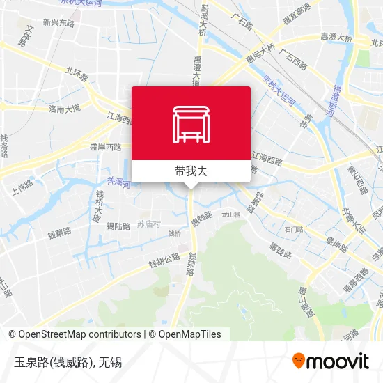 玉泉路(钱威路)地图