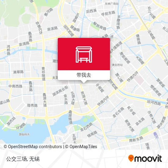 公交三场地图
