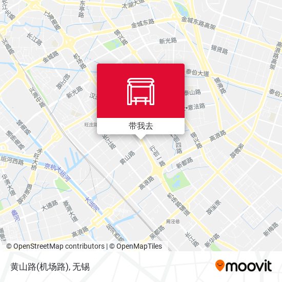 黄山路(机场路)地图