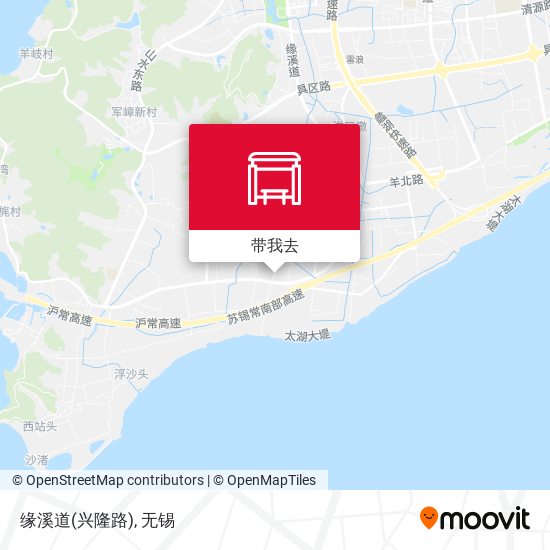 缘溪道(兴隆路)地图