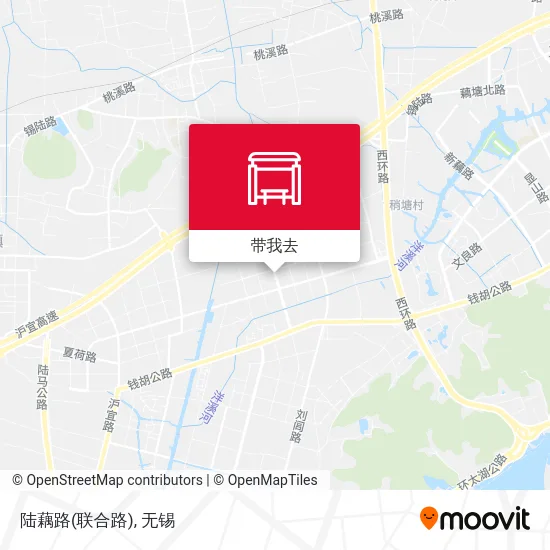 陆藕路(联合路)地图