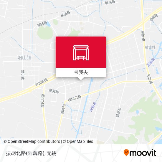 振胡北路(陆藕路)地图