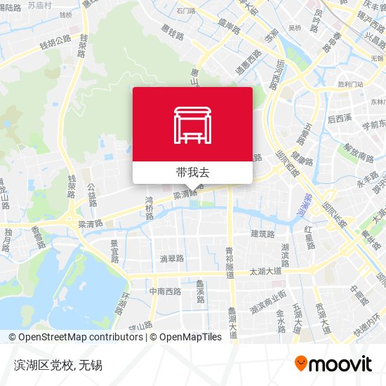 滨湖区党校地图