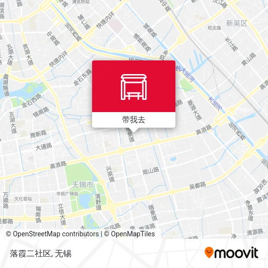 落霞二社区地图