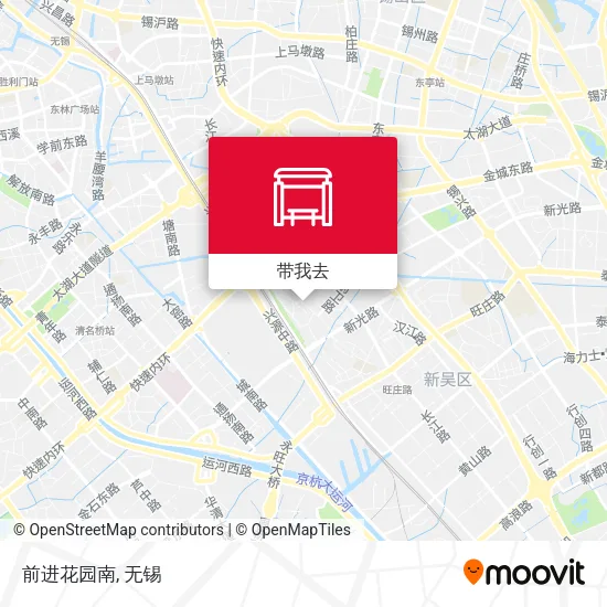前进花园南地图