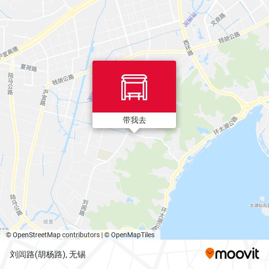 刘闾路(胡杨路)地图