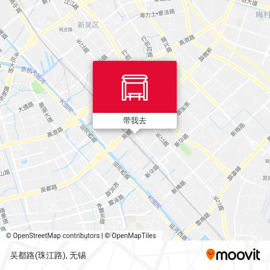 吴都路(珠江路)地图