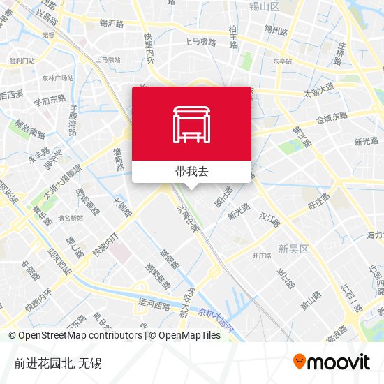 前进花园北地图