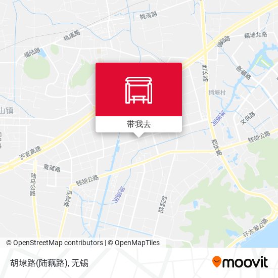 胡埭路(陆藕路)地图
